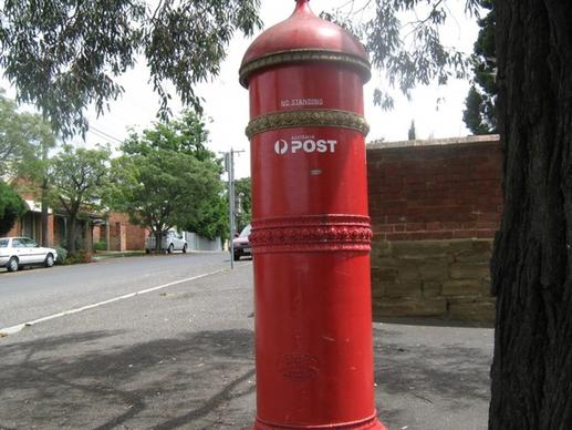 old fashioned post box