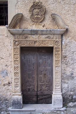 old port portal wood door