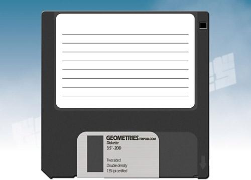 Old Style Diskette PSD