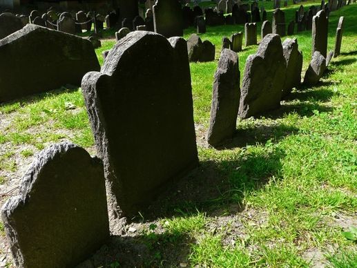 old tombstones cemetery