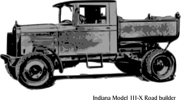 Old Truck Indana Model clip art