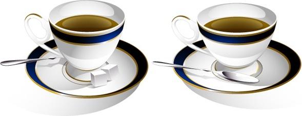 one pair of coffee cup clip art