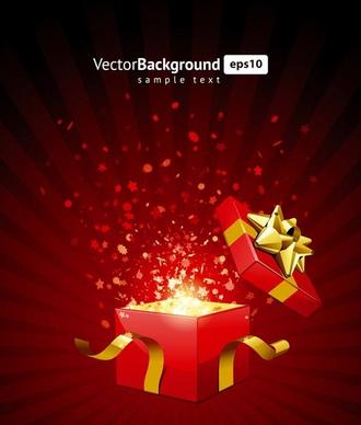 open the vector gifts