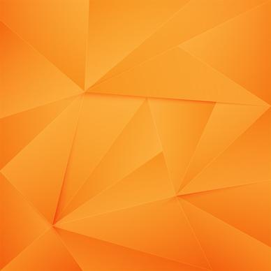 orange 3d geometric abstract background
