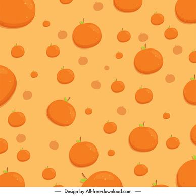orange pattern template flat retro messy decor