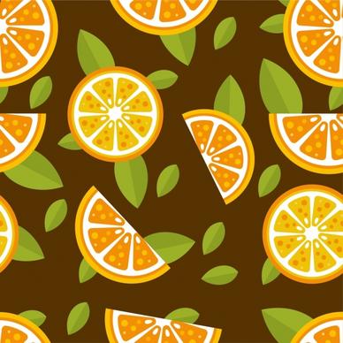 orange pieces background colored repeating style