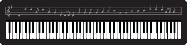 Organ Keyboard clip art