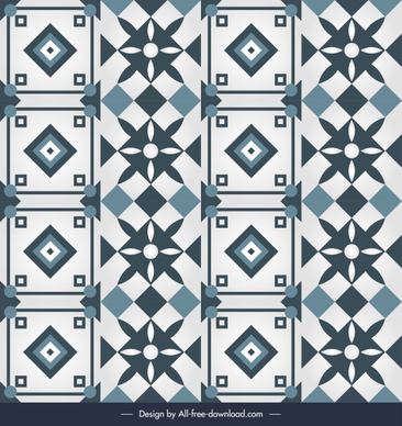 oriental pattern template classical flat repeating symmetrical decor