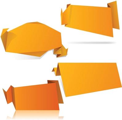 origami decorative graphics vector 4