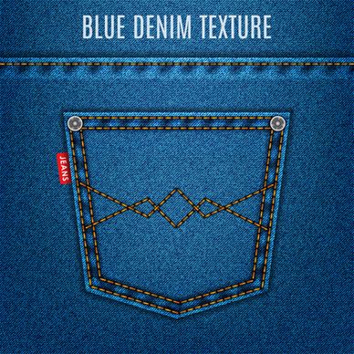 original denim blue texture background vector
