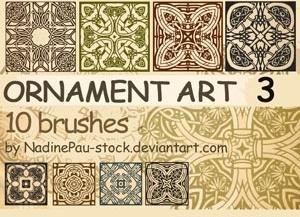 Ornament art brushes