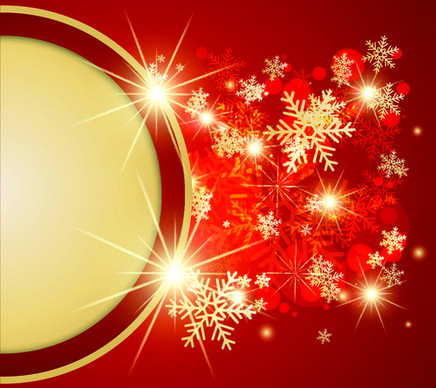 ornate red christmas backgrounds vector