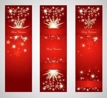 ornate red christmas backgrounds vector