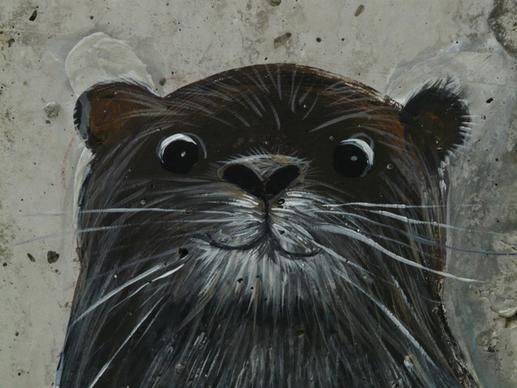 otter drawing image