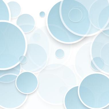 overlapping circle abstract background