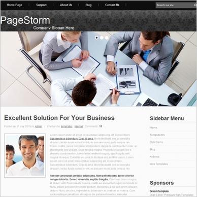 Page Storm Template