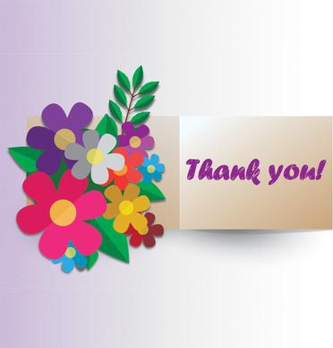 paper flower greeting card