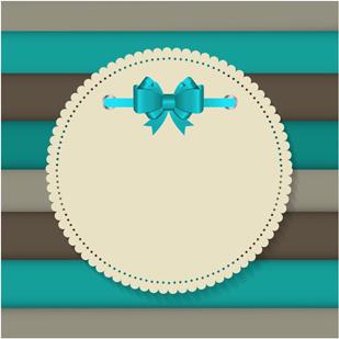paper lace card vector
