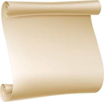 paper scrolls vector