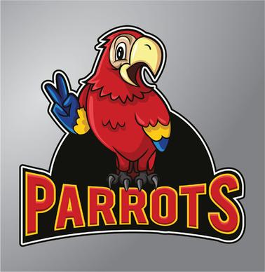 parrots logo vector