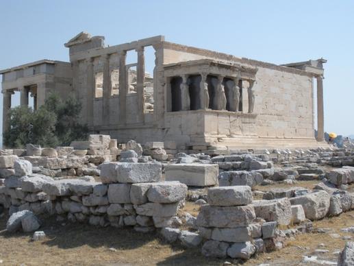 parthenon carytids acropolis
