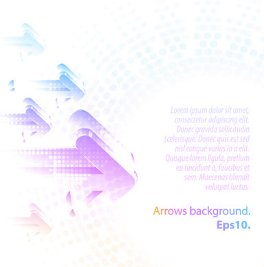 pastel colors background with arrows vector