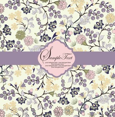 pattern background card 03 vector