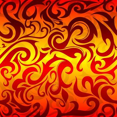 abstract background colored flat curves decor