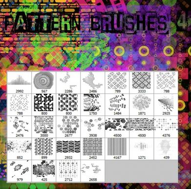 pattern brushes 4