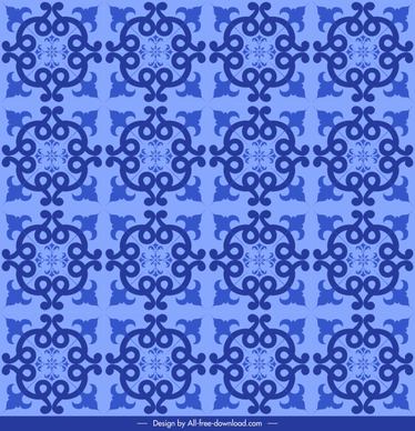 pattern template flat violet symmetrical repeating decor