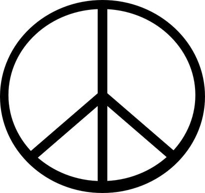 Peace Symbol (transparent Fix) clip art
