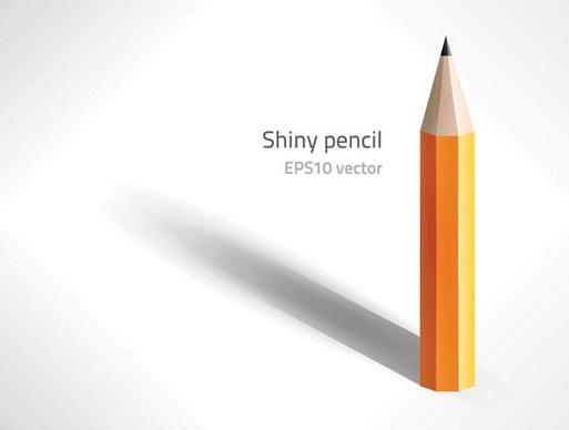 pencil icon design vertical closeup realistic style