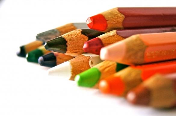 pens colored pencils school