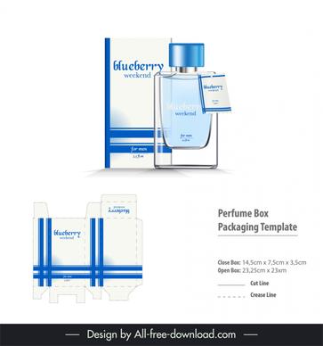 perfume box packaging design element luxury design 