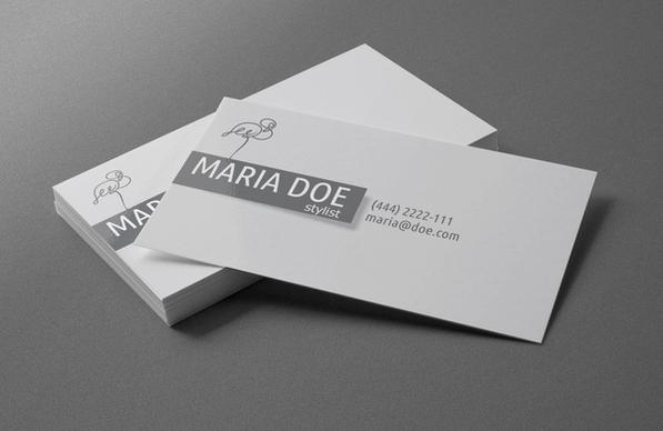 personal stylist business cards free template