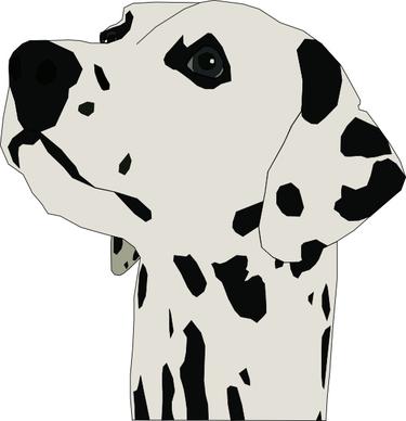 Pes Dalmatin clip art