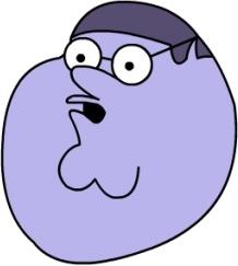 Peter Griffin Blueberry head