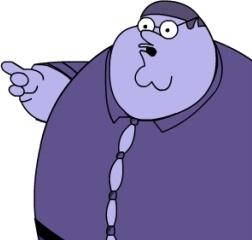 Peter Griffin Blueberry zoomed