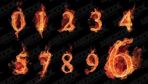 picture of the burning of arabic numerals