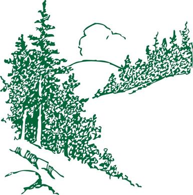 Pines clip art