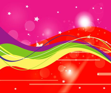 pink and red starsy abstract background