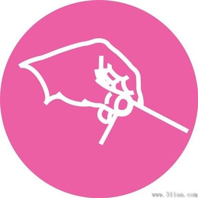 pink background graphics icon vector