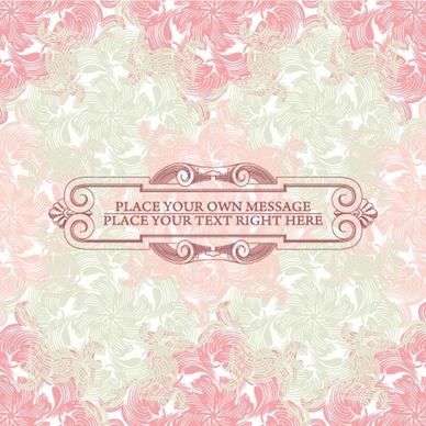 pink background pattern 01 vector