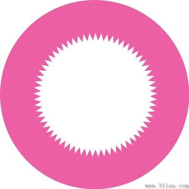 pink background vector gear icon