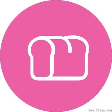 pink background vector icons