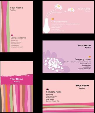 pink card background vector