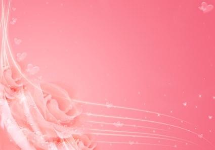 pink fantasy roses background picture
