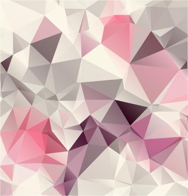 pink geometric shapes background vector graphics