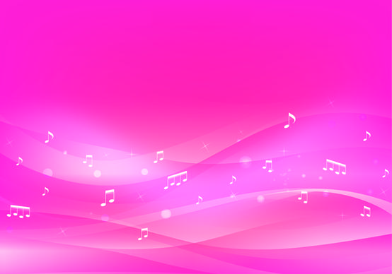 pink music background