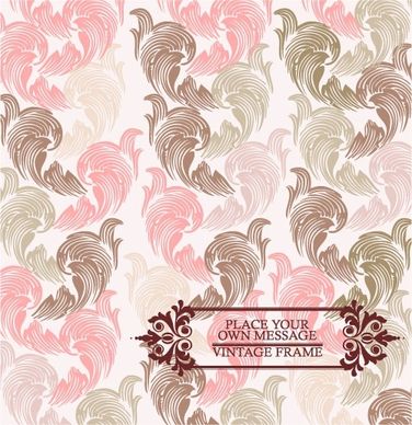 pink pattern background 03 vector